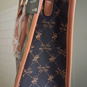 Brown and Black Designer Tote Bag